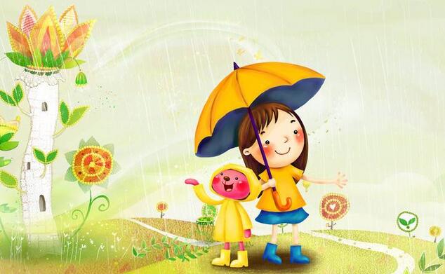 幼儿学英语：今天在下雨