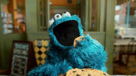 跟着Cookie Monster     来芝麻街学英文字母歌