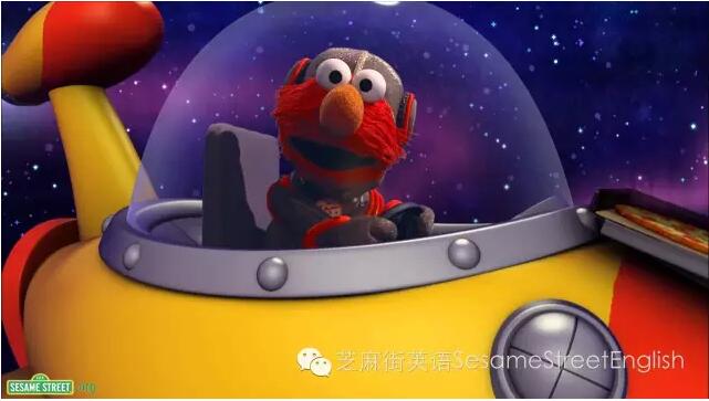 芝麻街Elmo一直梦想能够到太空遨游