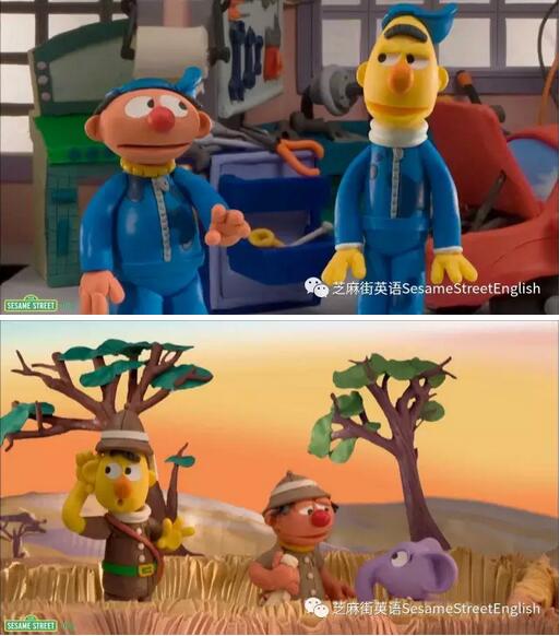 《Bert和Ernie的神奇冒险》是芝麻街工作室开发的系列节目之一