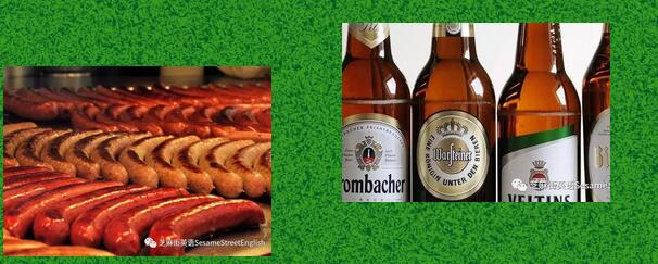 德国啤酒和德国香肠