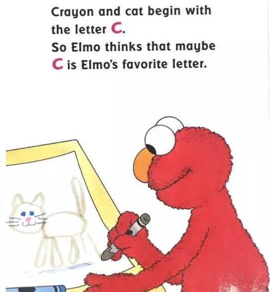 芝麻街绘本《Elmo's book》